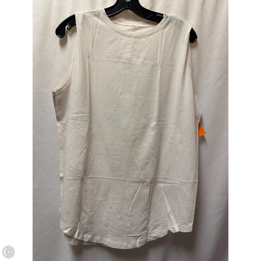 Athletic Tank Top By Lululemon In White, Size: M