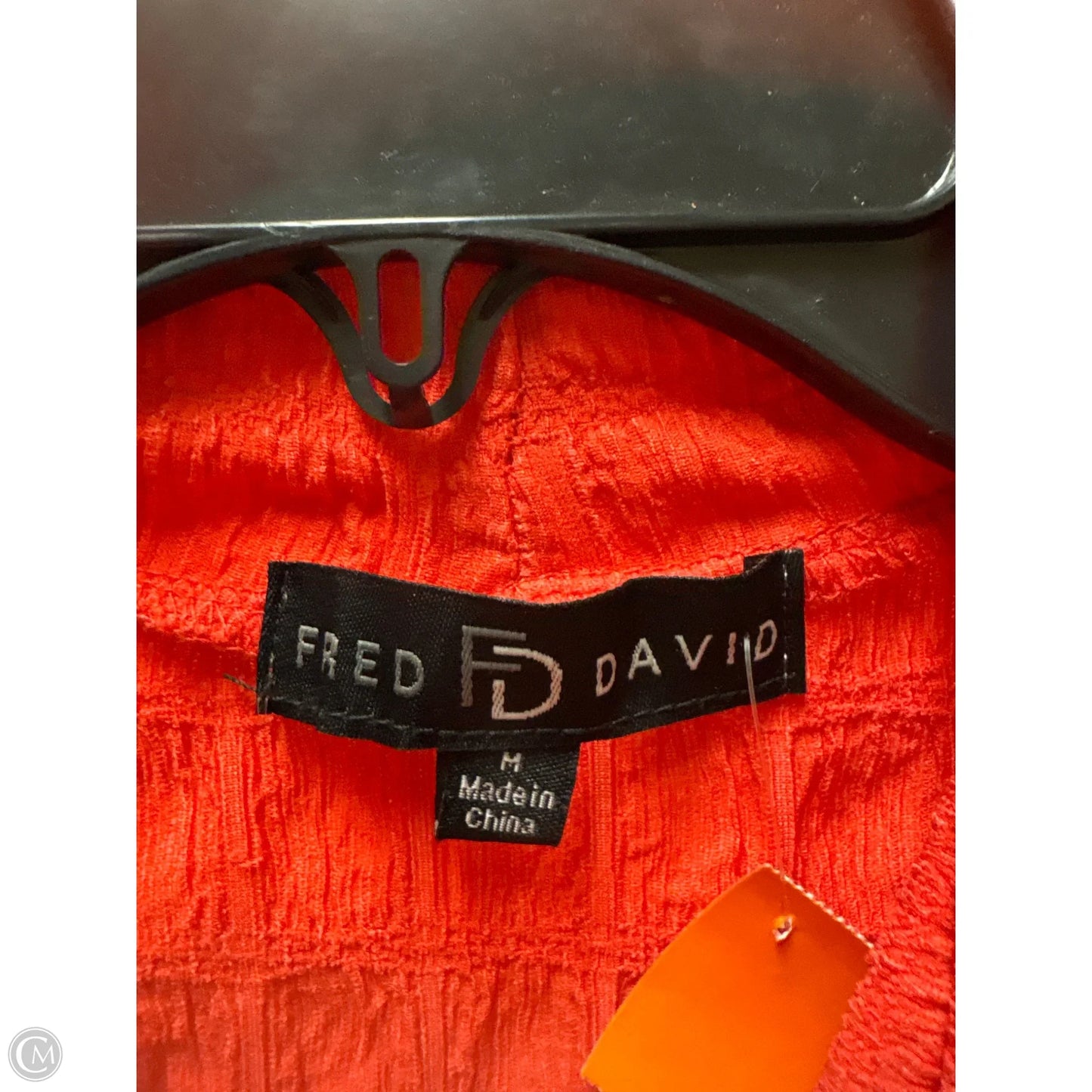Top Sleeveless By Fred David In Coral, Size: M