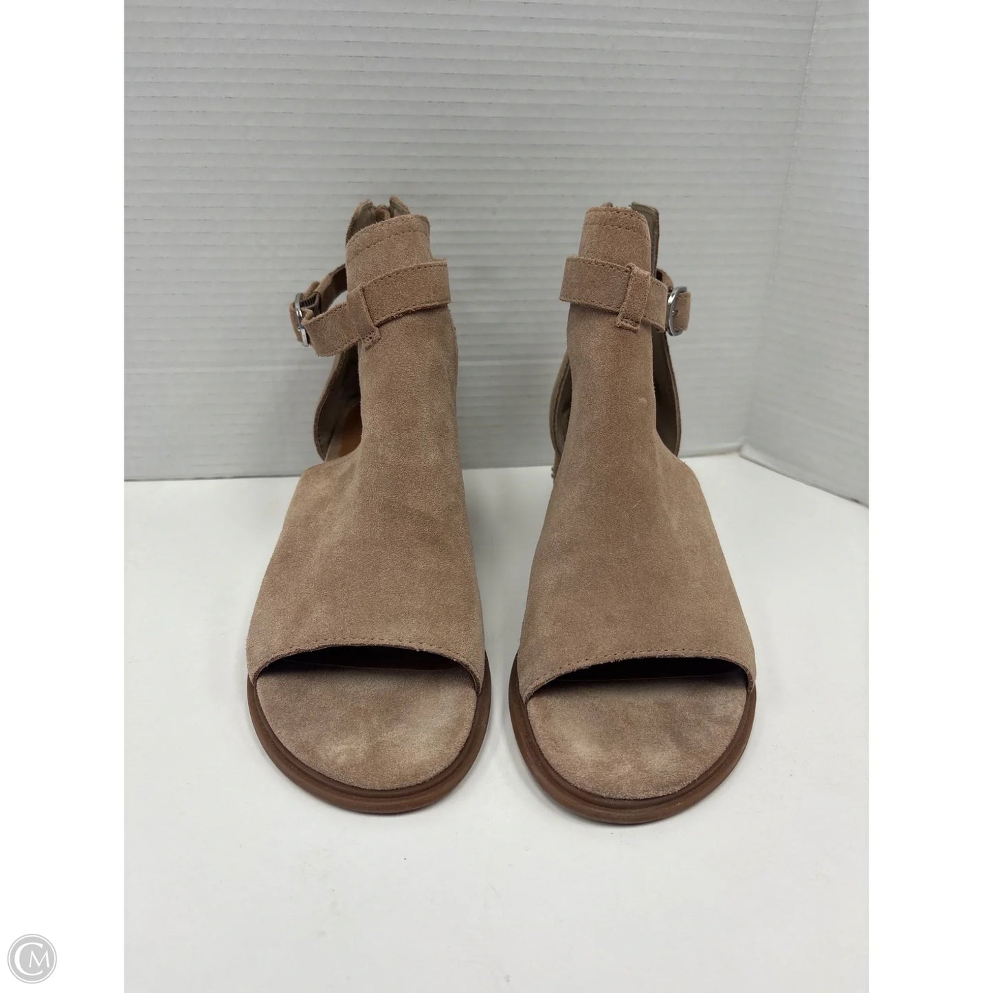 Shoes Heels Block By Chelsea And Violet In Beige, Size: 9