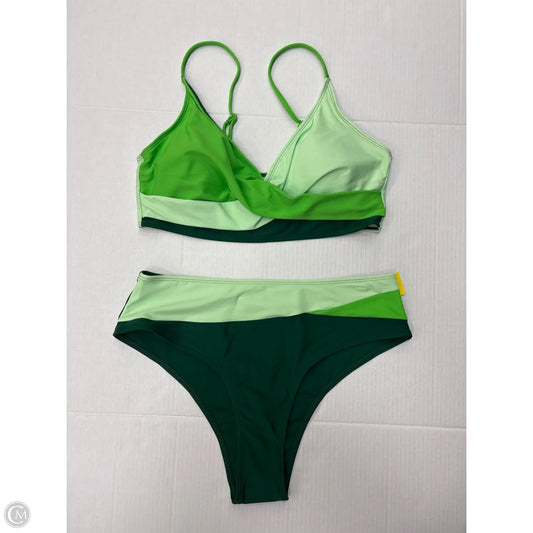 Swimsuit 2pc By Clothes Mentor In Green, Size: Xl