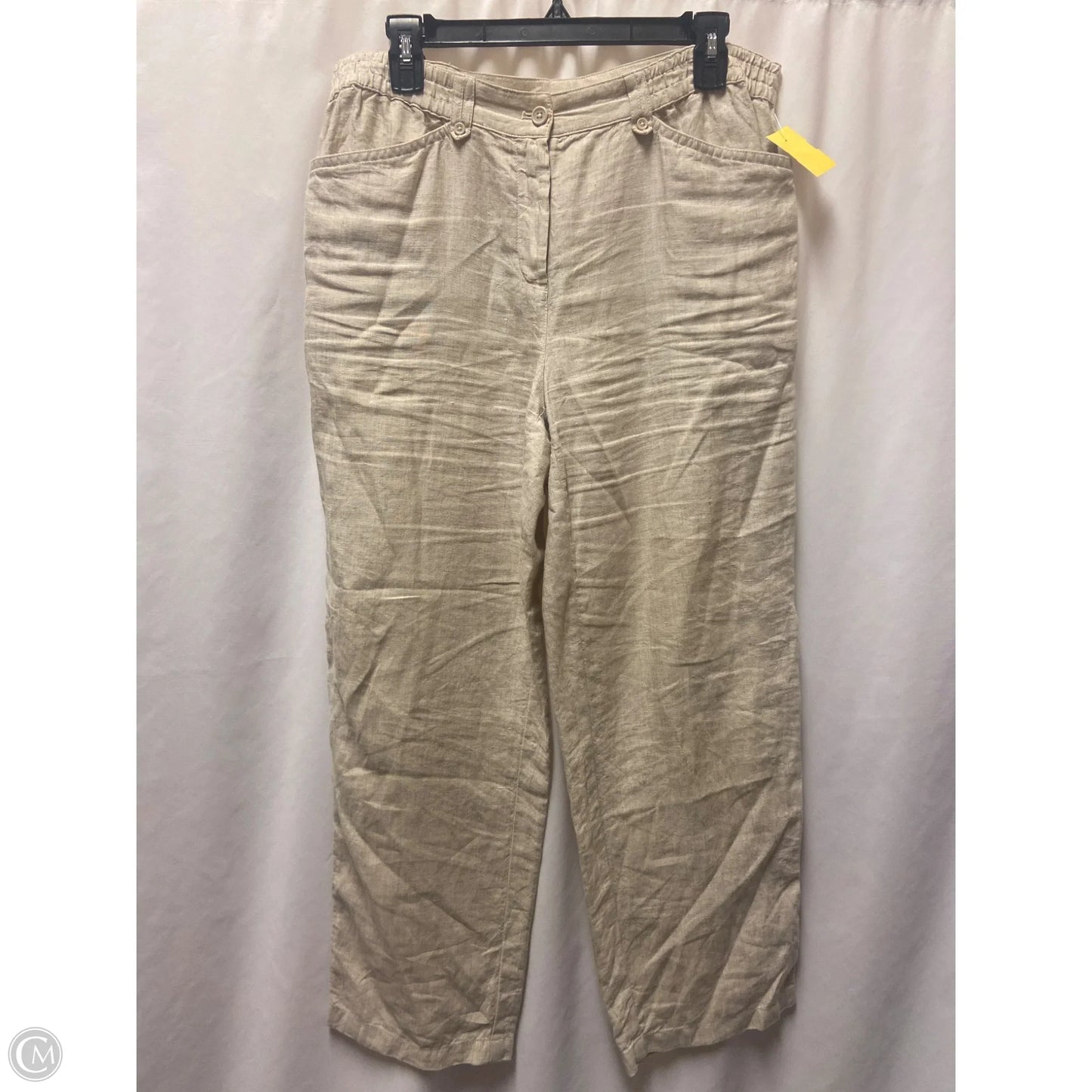 Pants Linen By Jones New York In Tan, Size: 8