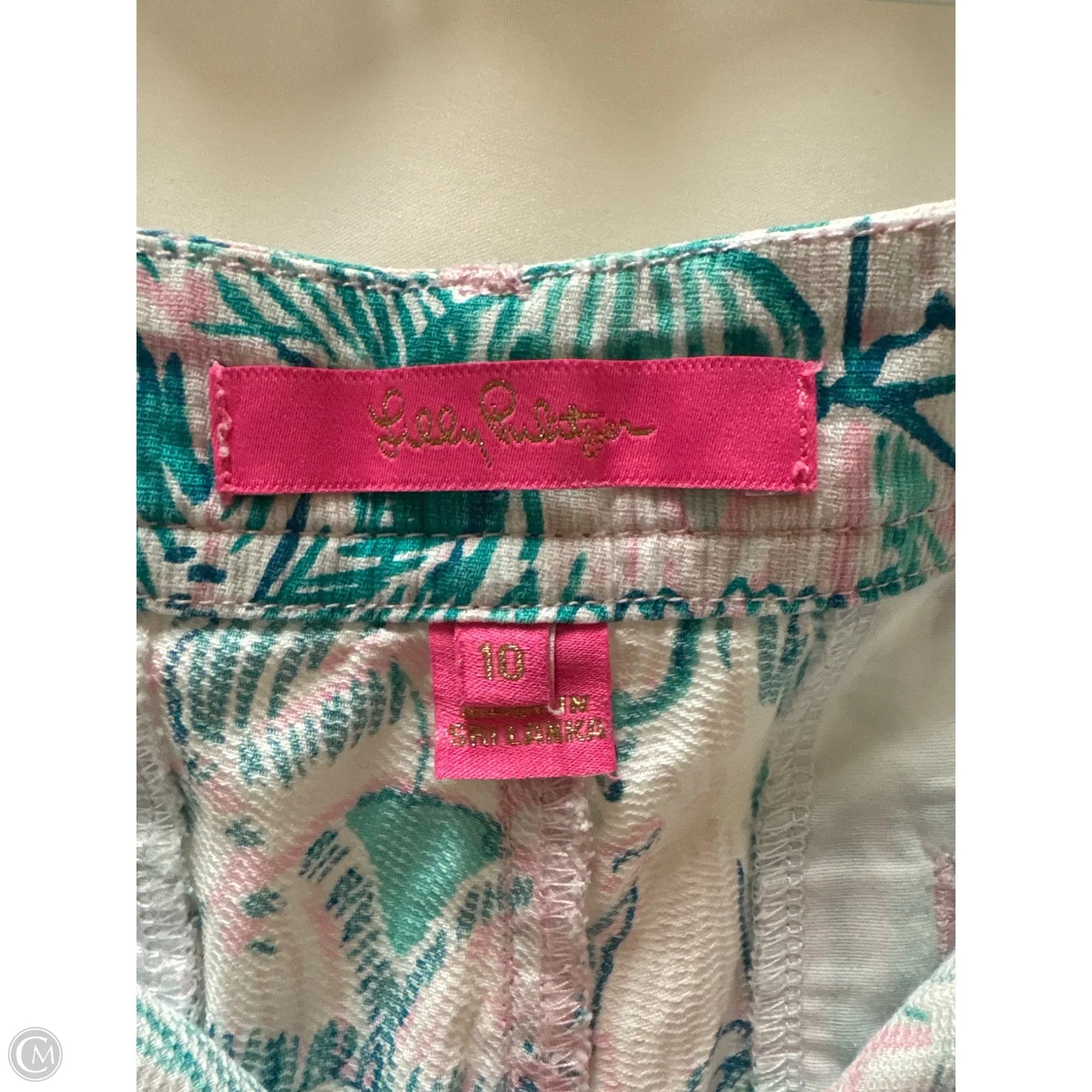 Shorts Designer By Lilly Pulitzer In Green, Size: 10