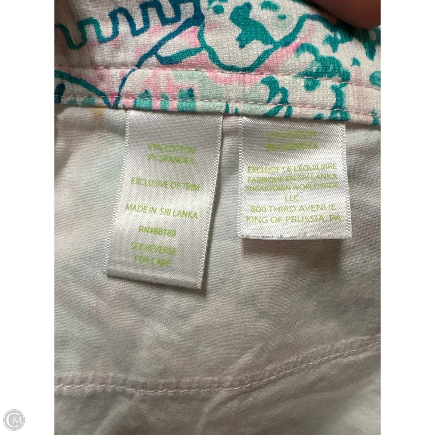 Shorts Designer By Lilly Pulitzer In Green, Size: 10