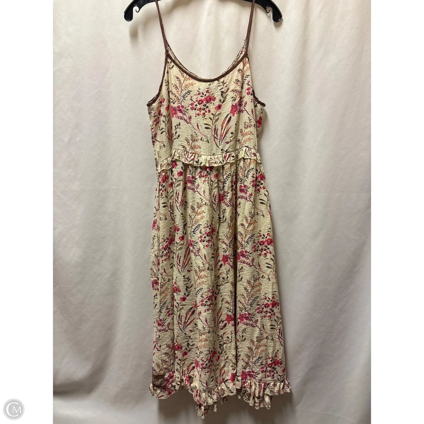 Dress Casual Maxi By Misslook In Tan, Size: Xl