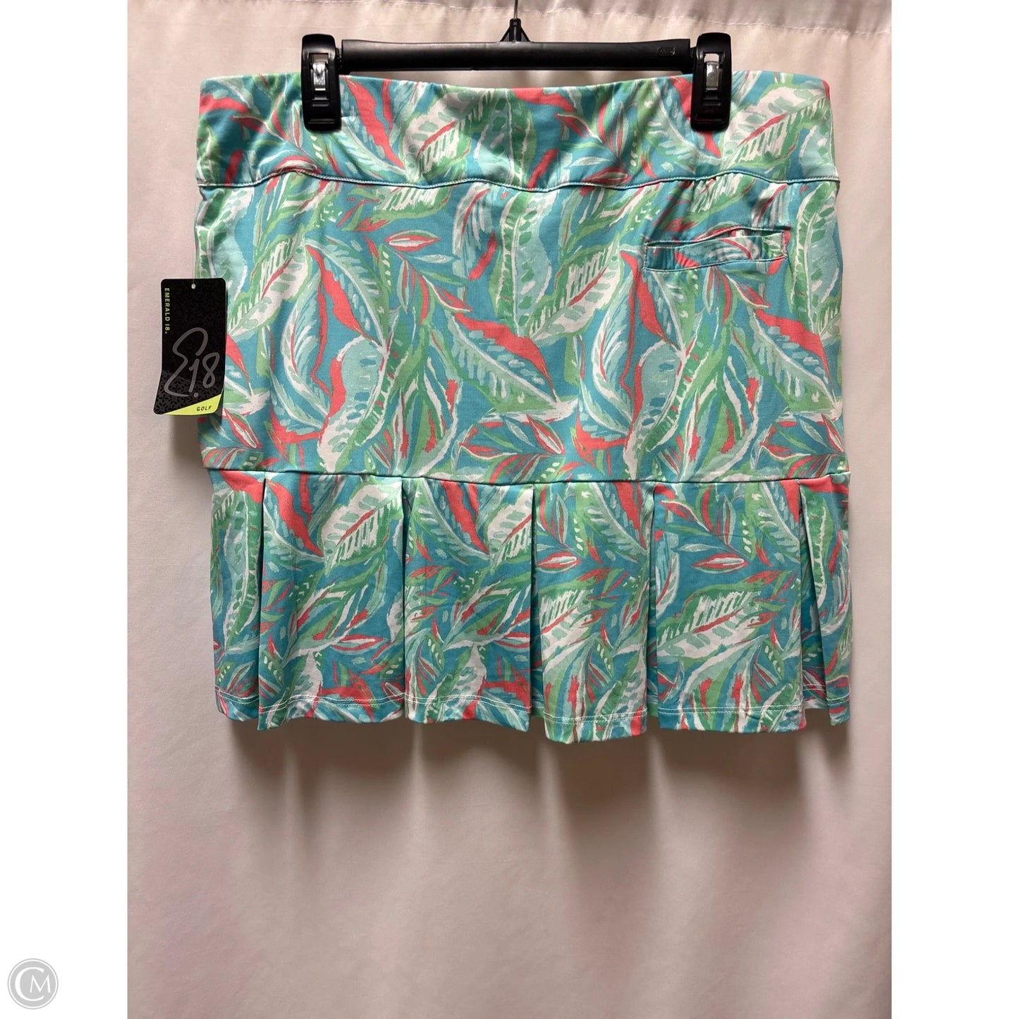 Skort By Clothes Mentor In Green, Size: L