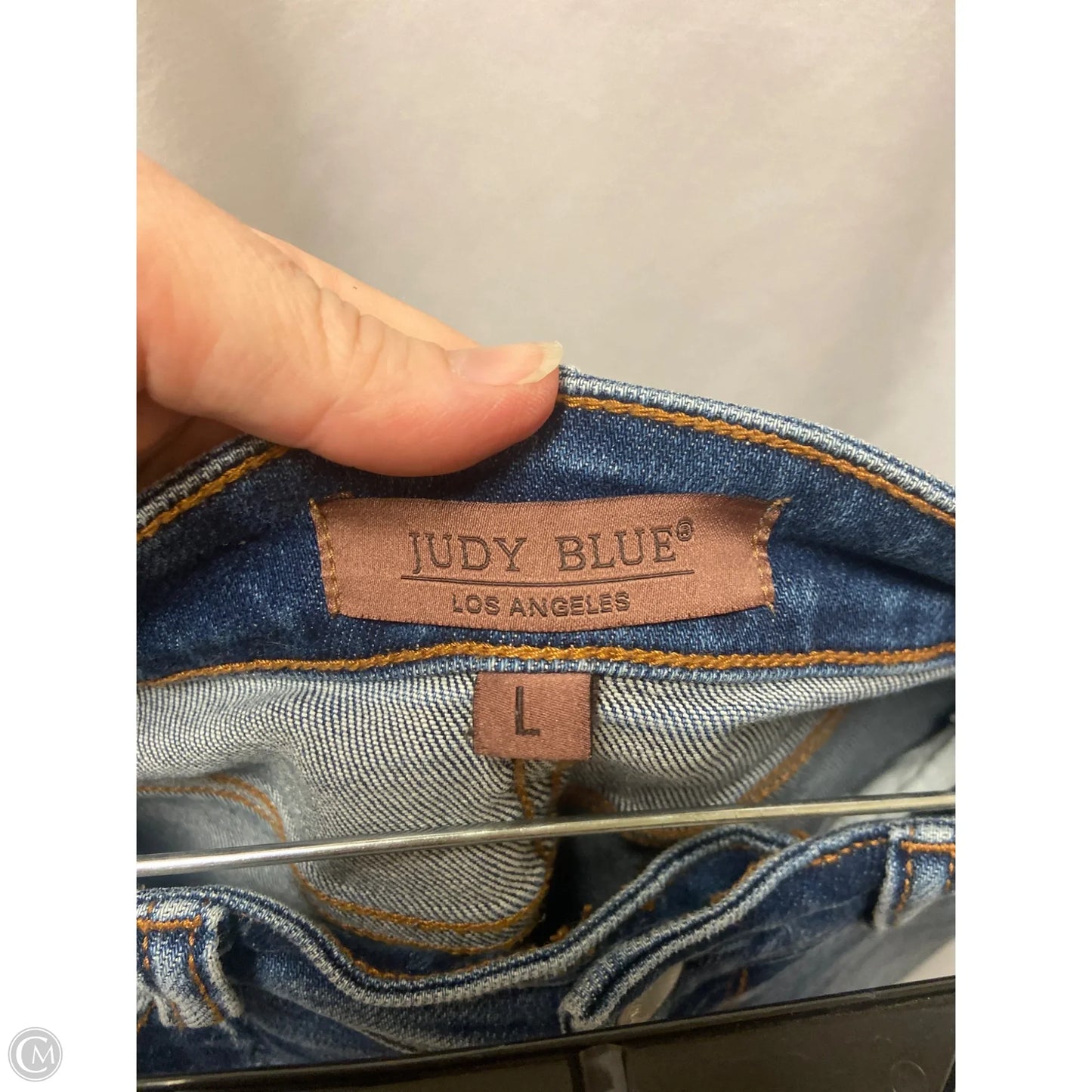 Shorts By Judy Blue In Blue Denim, Size: L