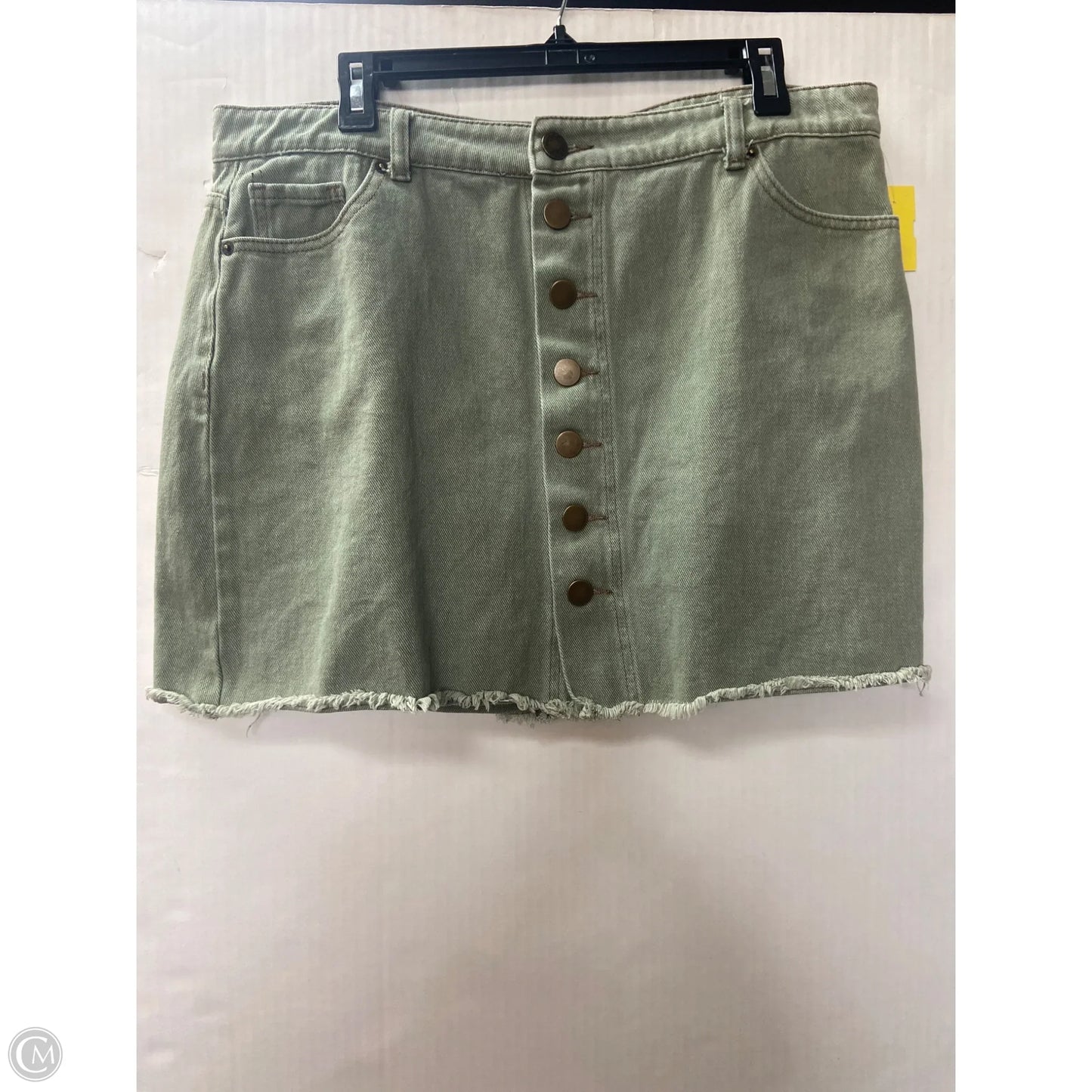 Skirt Mini & Short By Mudpie In Green, Size: L