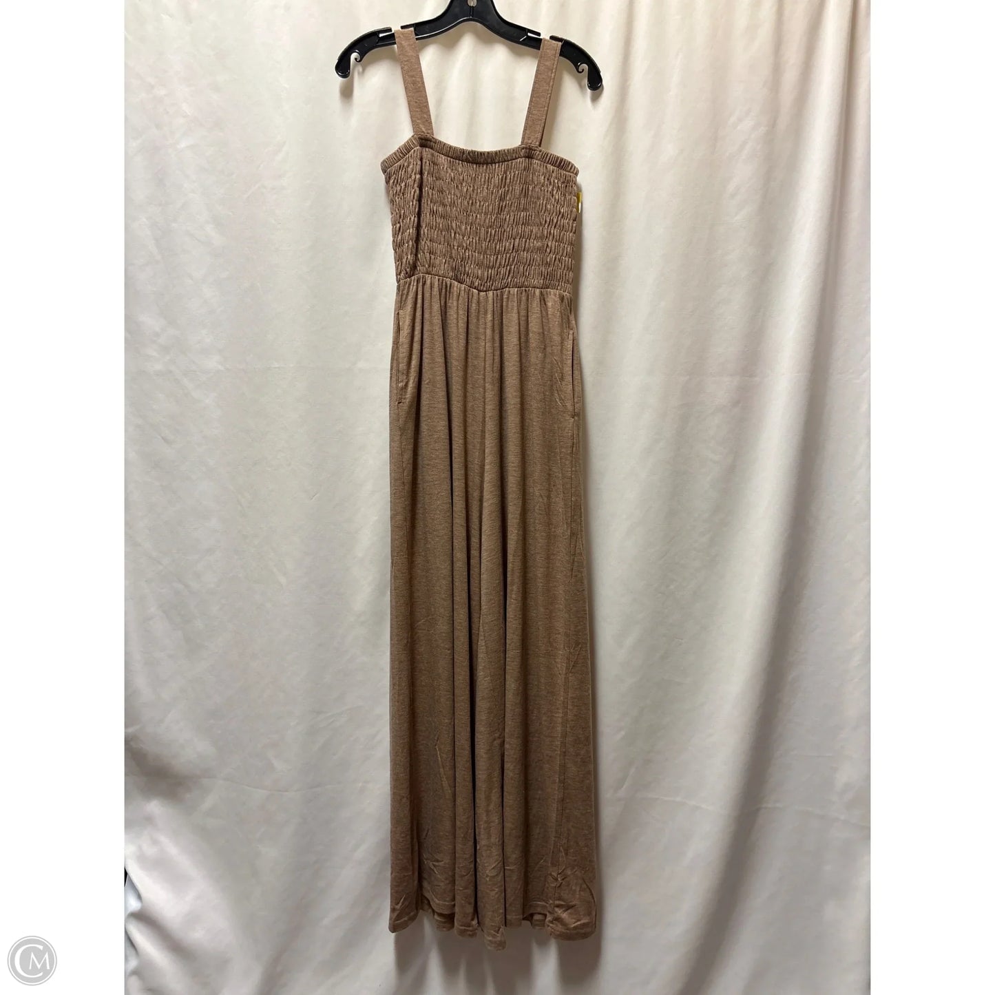 Jumpsuit By Clothes Mentor In Taupe, Size: S