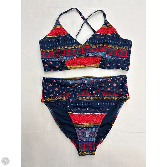 Swimsuit 2pc By Jessica Simpson In Blue, Size: M