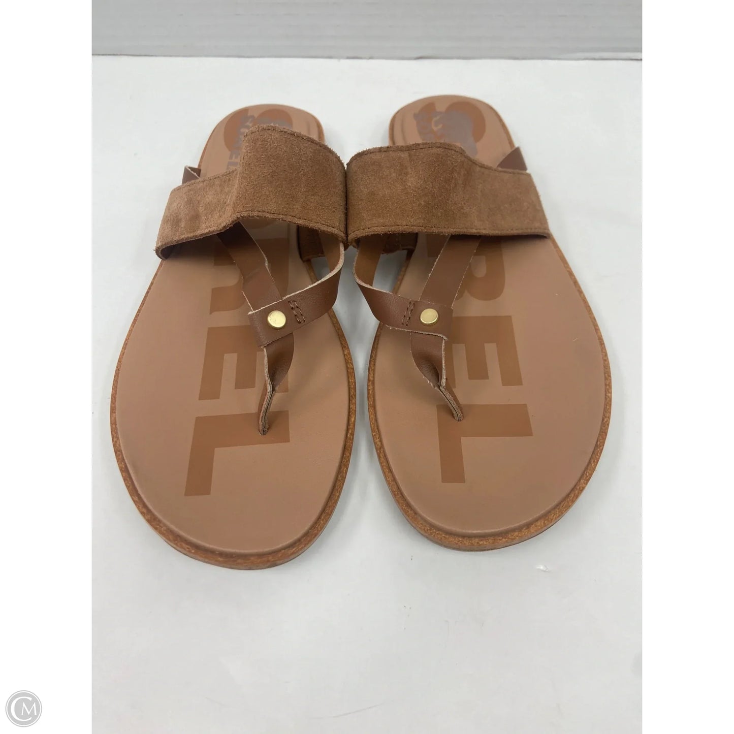 Sandals Flip Flops By Sorel In Brown, Size: 8.5