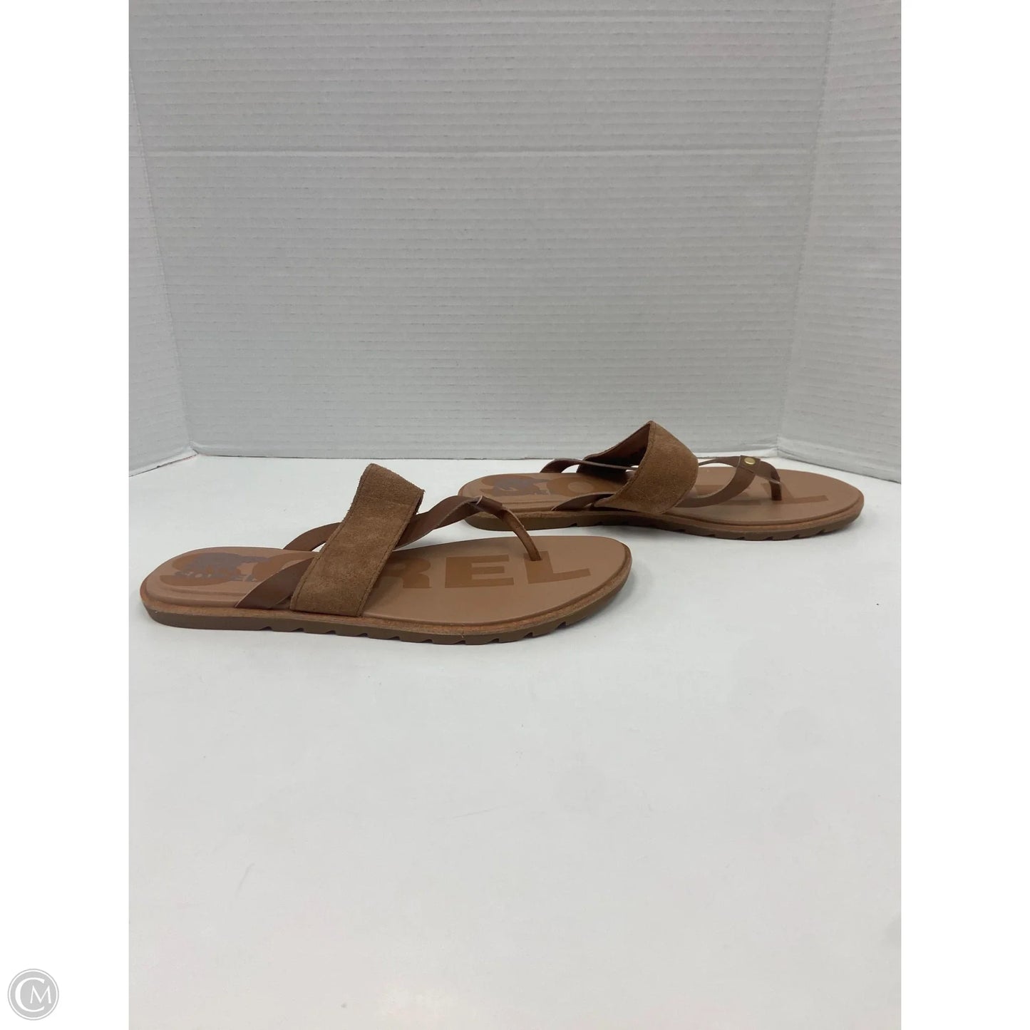 Sandals Flip Flops By Sorel In Brown, Size: 8.5
