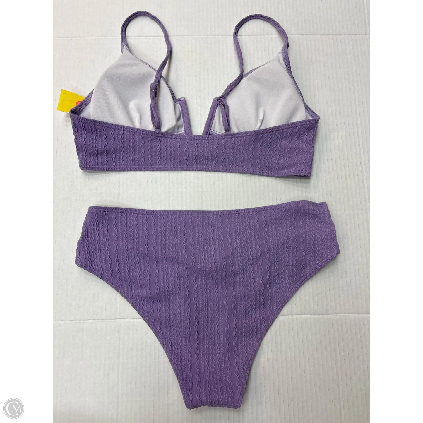 Swimsuit 2pc By Clothes Mentor In Purple, Size: L