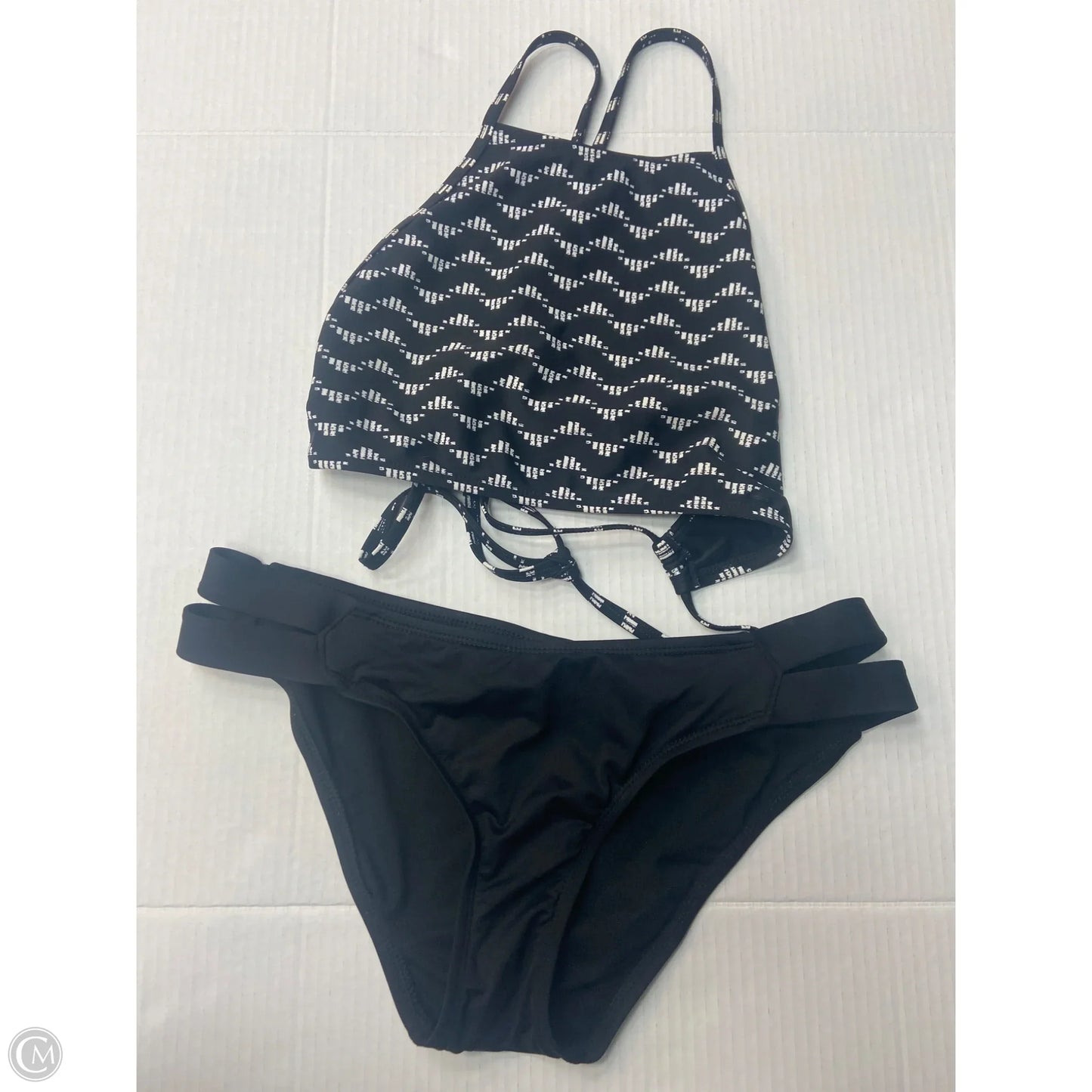 Swimsuit 2pc By Mossimo In Black, Size: S