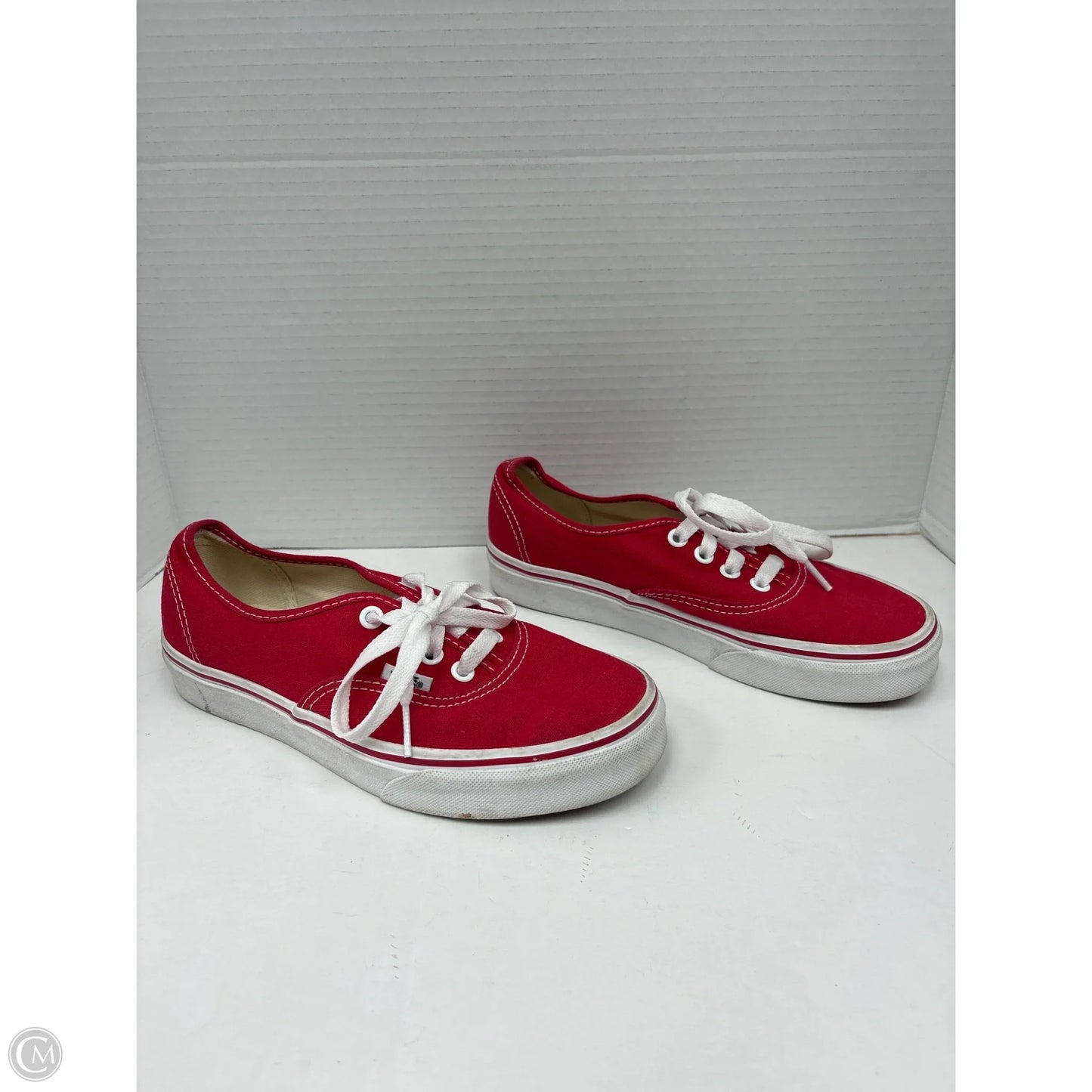 Shoes Sneakers By Vans In Red, Size: 6
