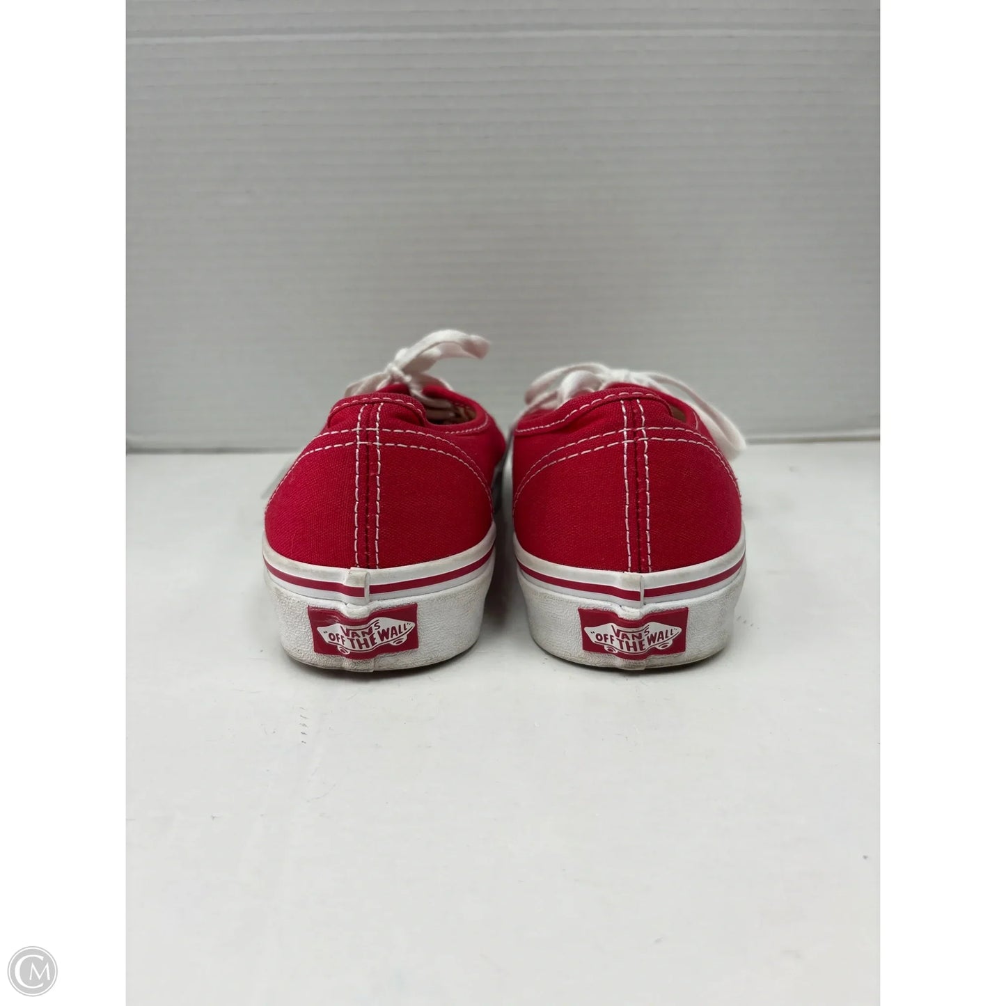 Shoes Sneakers By Vans In Red, Size: 6