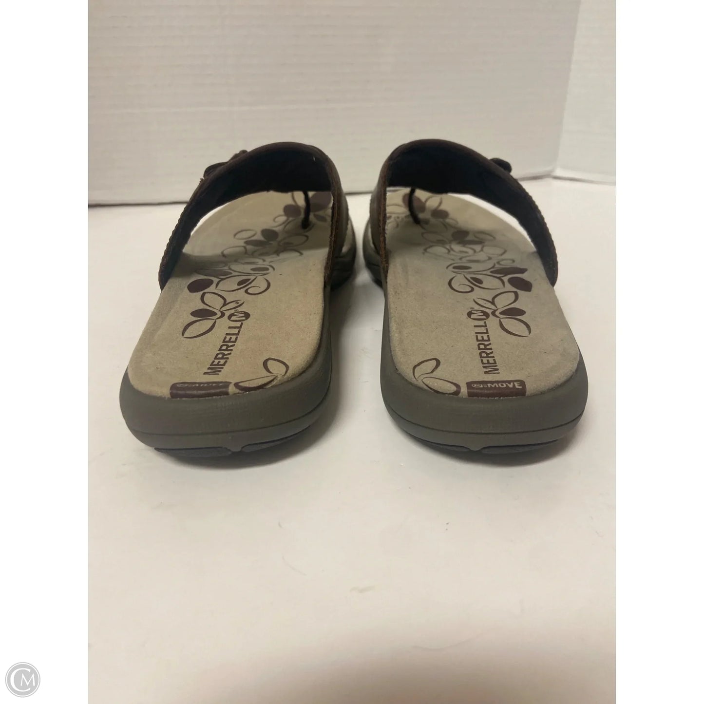 Sandals Flats By Merrell In Brown, Size: 8