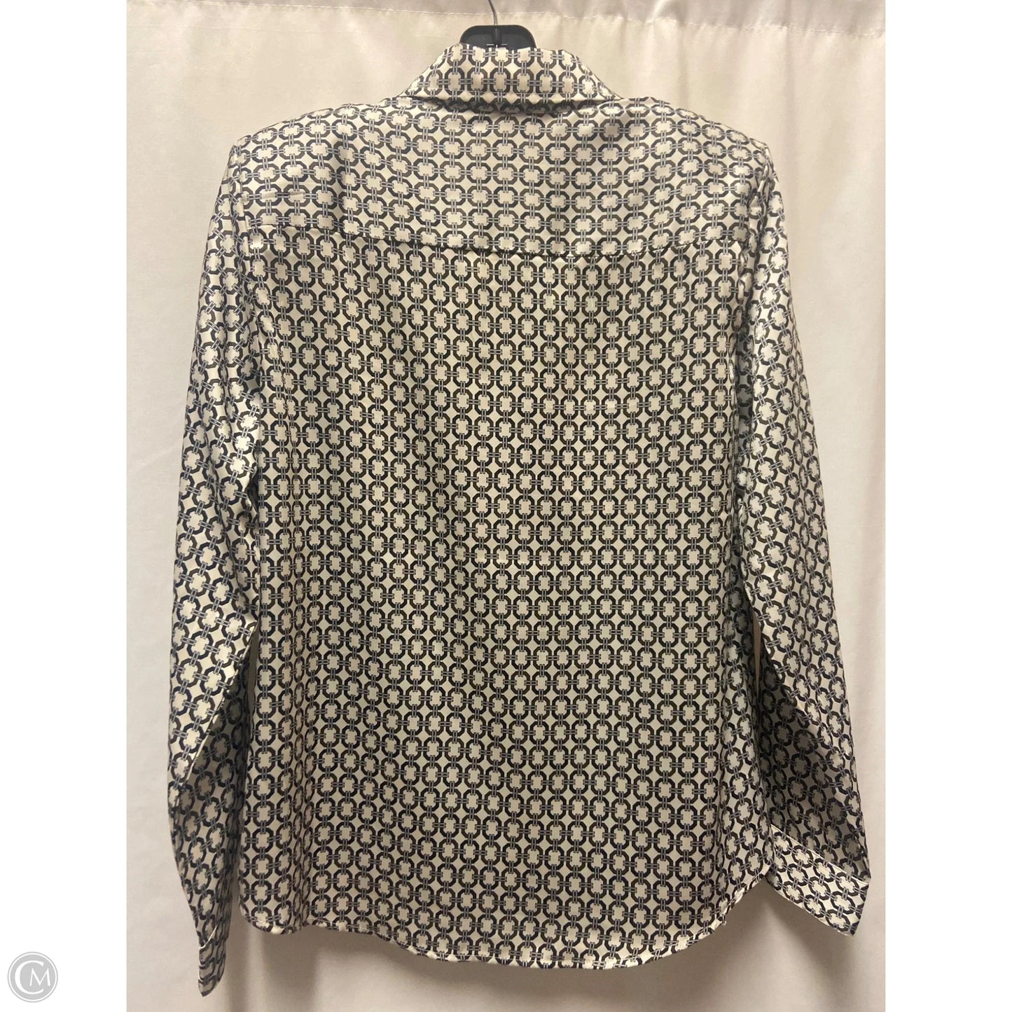 Top Long Sleeve By Tahari In Tan, Size: M