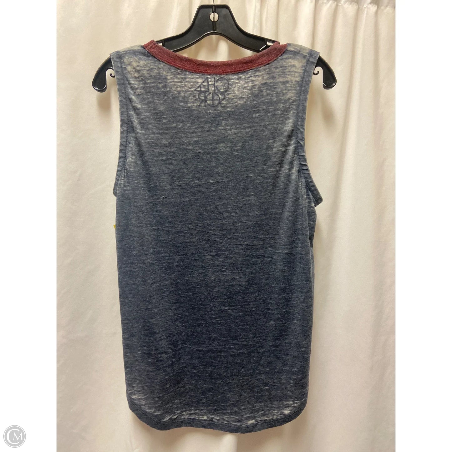 Tank Top By Clothes Mentor In Blue & Red & White, Size: M