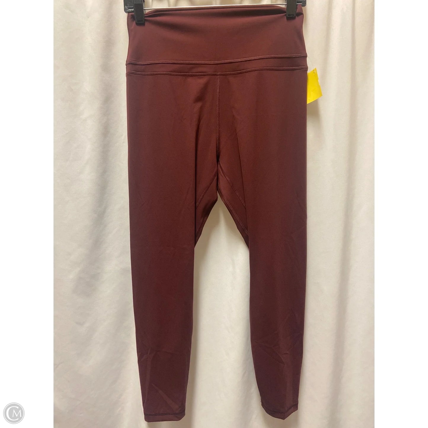 Athletic Pants 2pc By Crz Yoga In Maroon, Size: L
