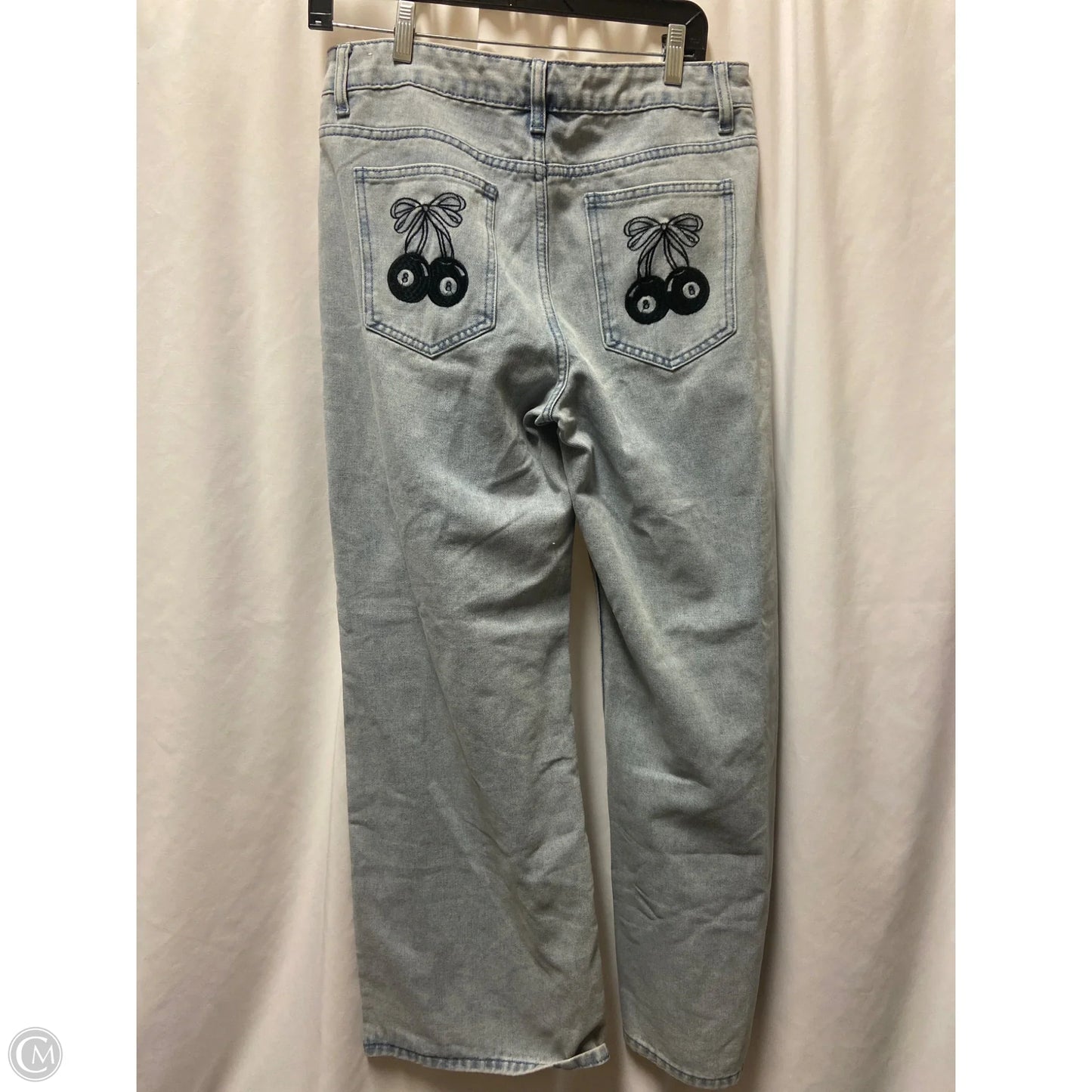Jeans Straight By J For Justify In Blue Denim, Size: 8