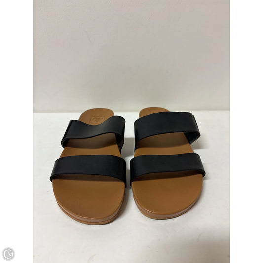 Sandals Flats By Reef In Black, Size: 9