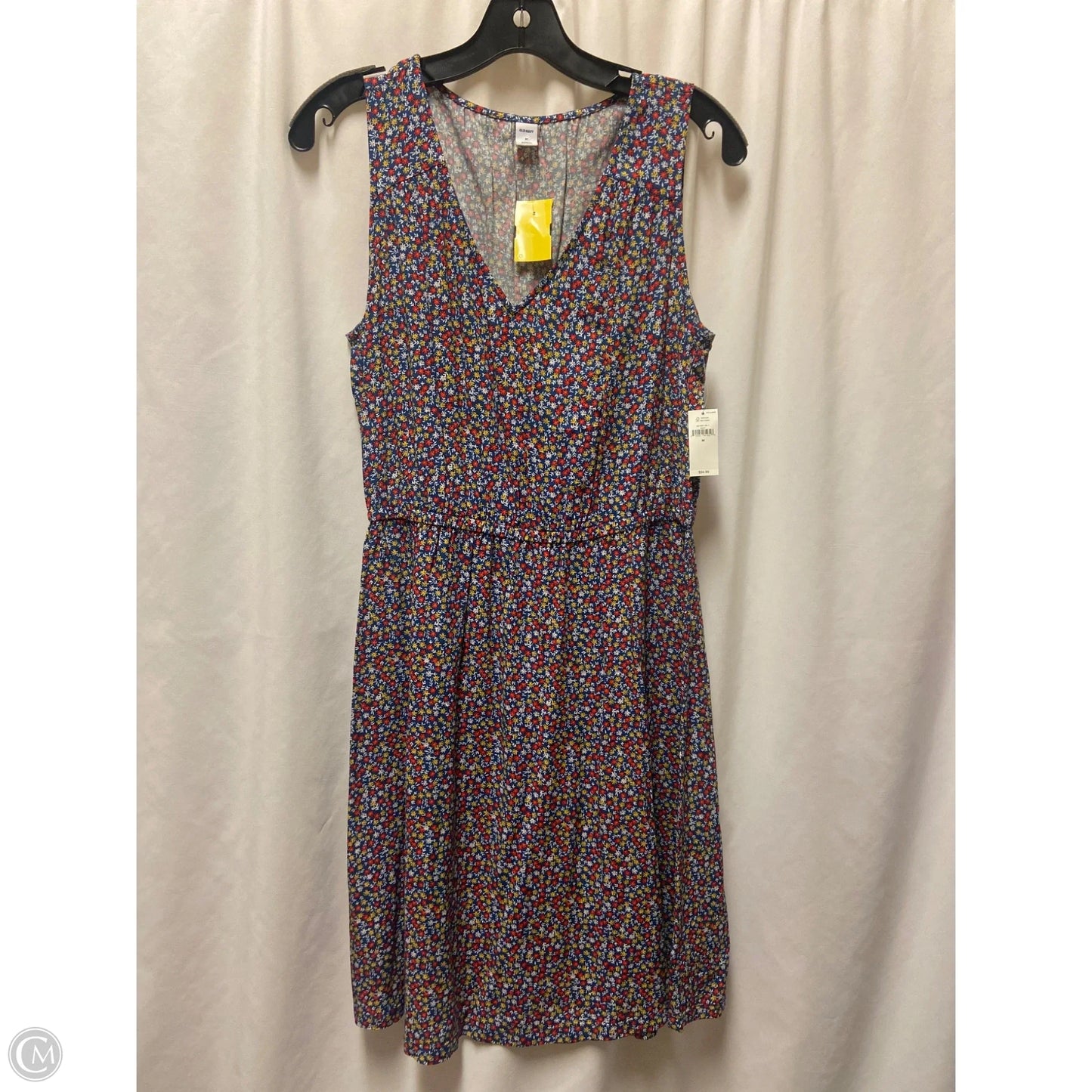 Dress Casual Midi By Old Navy In Floral Print, Size: M