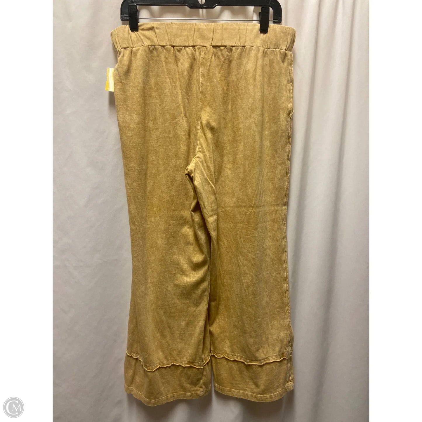 Pants Set 2pc By Logo In Yellow, Size: L