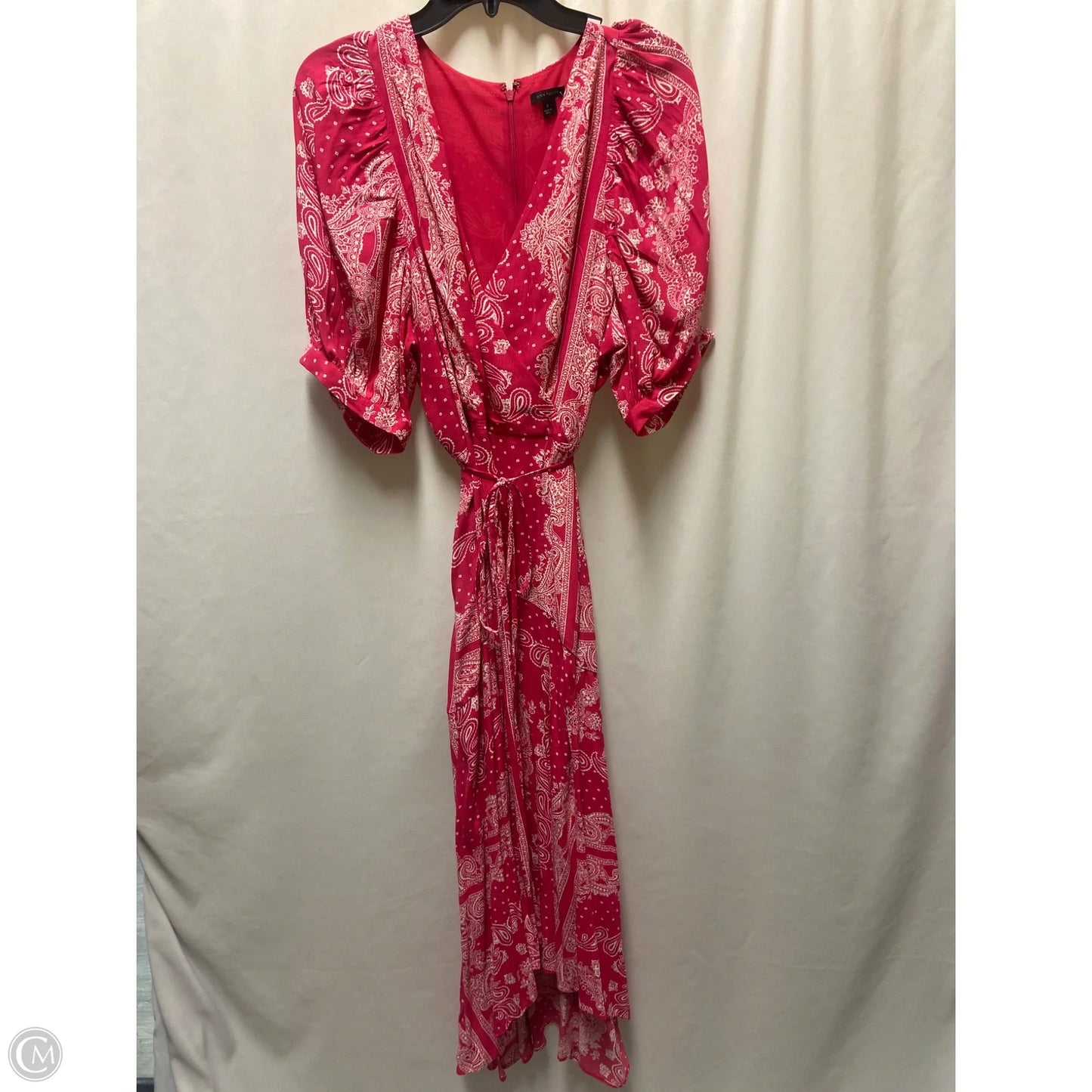 Dress Casual Maxi By Ann Taylor In Pink, Size: L
