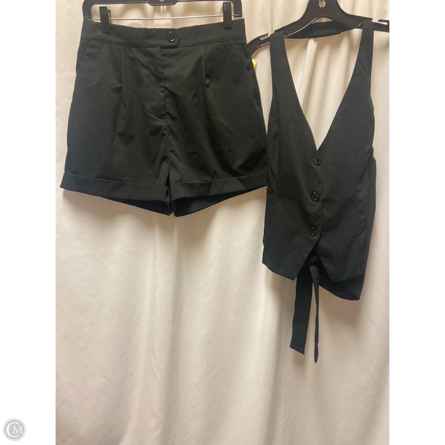 Skirt Set 2pc By Chicme In Black, Size: L
