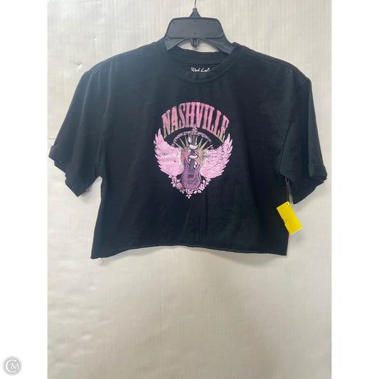 Top Short Sleeve By Clothes Mentor In Black, Size: Xl