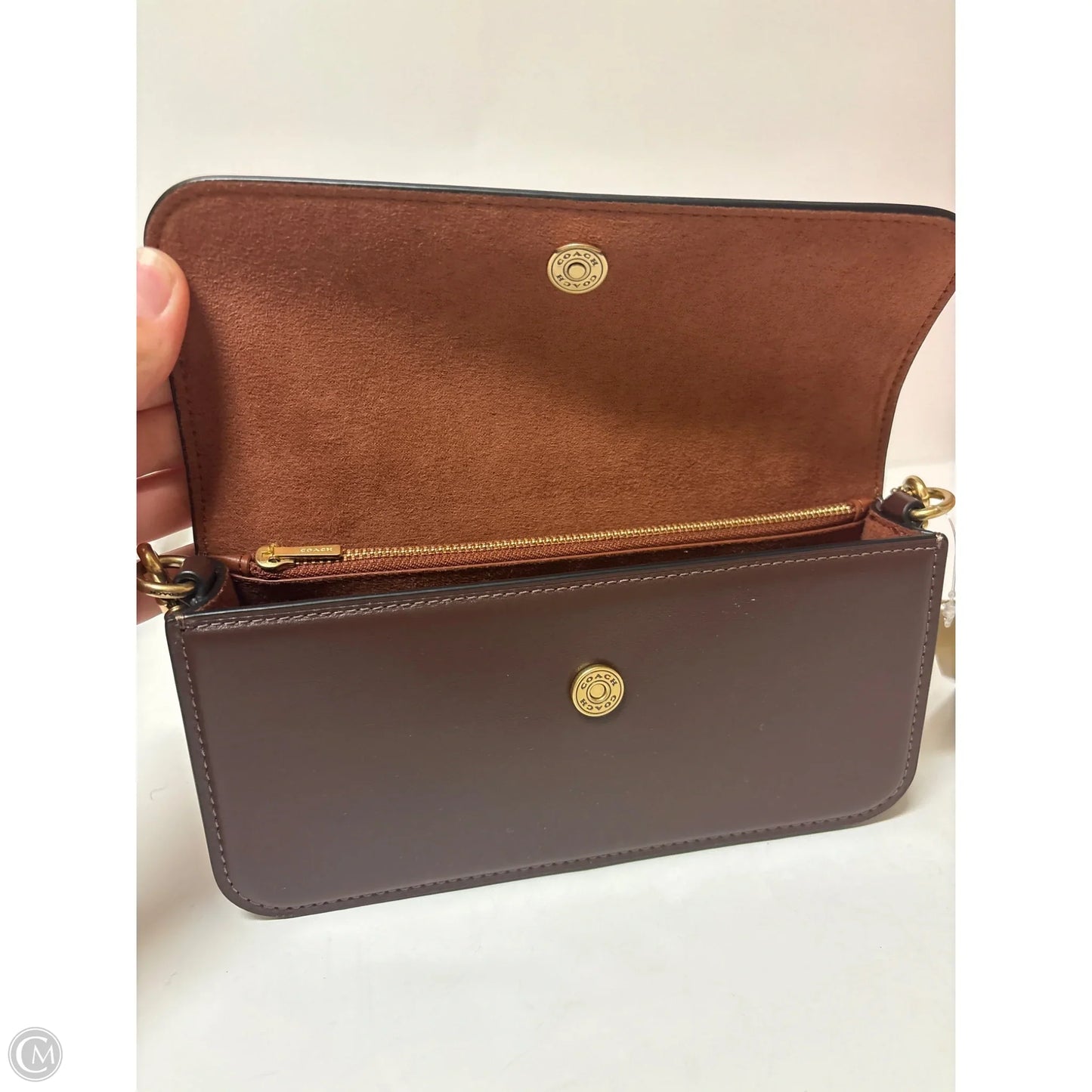Handbag Designer By Coach, Size: Small