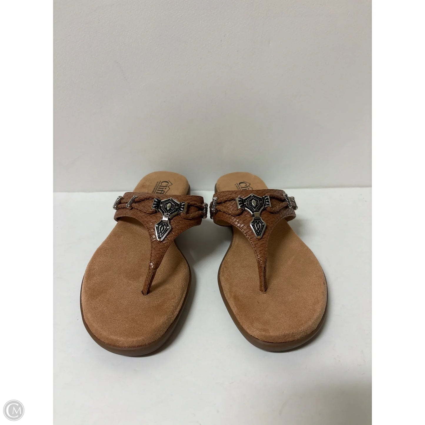 Sandals Flats By White Mountain In Brown, Size: 7