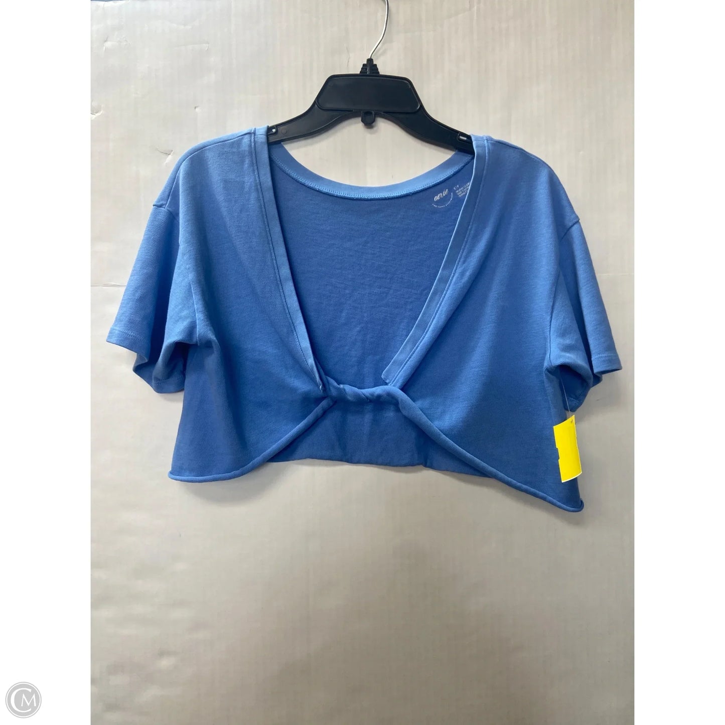 Top Short Sleeve By Aerie In Blue, Size: S