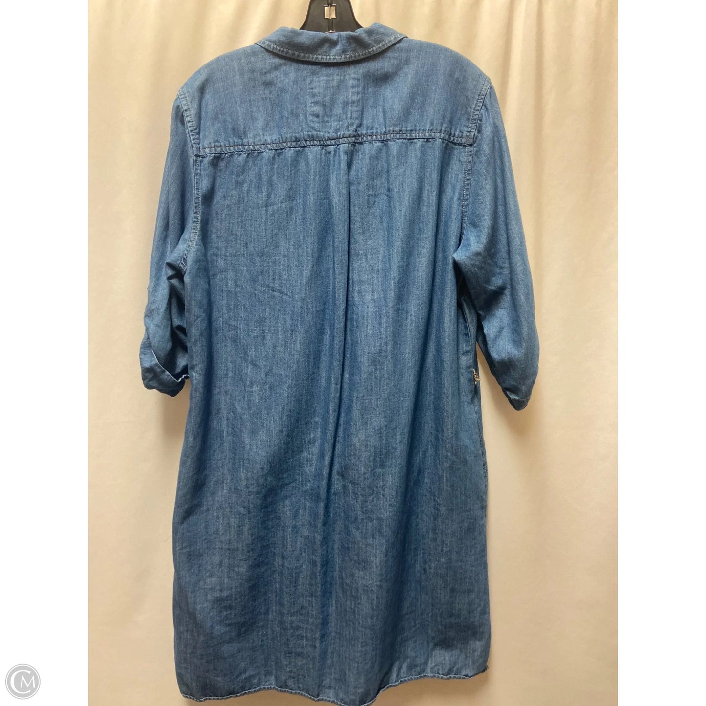 Dress Casual Midi By Sonoma In Blue, Size: Xl