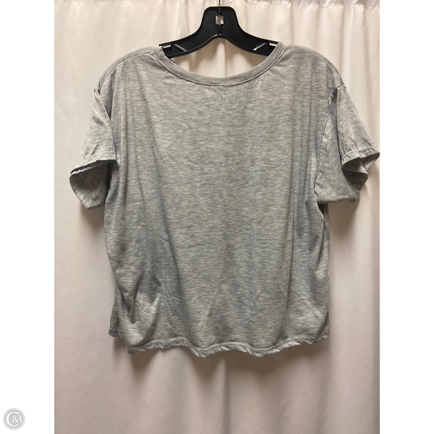 Top Short Sleeve By Clothes Mentor In Grey, Size: S