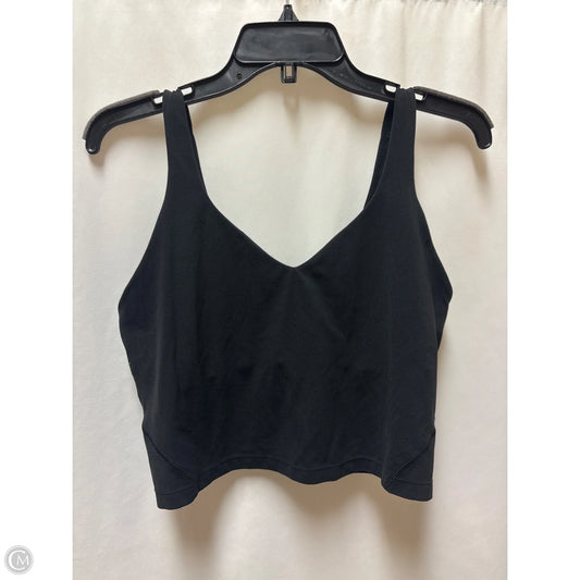 Athletic Bra By Lululemon In Black, Size: 12