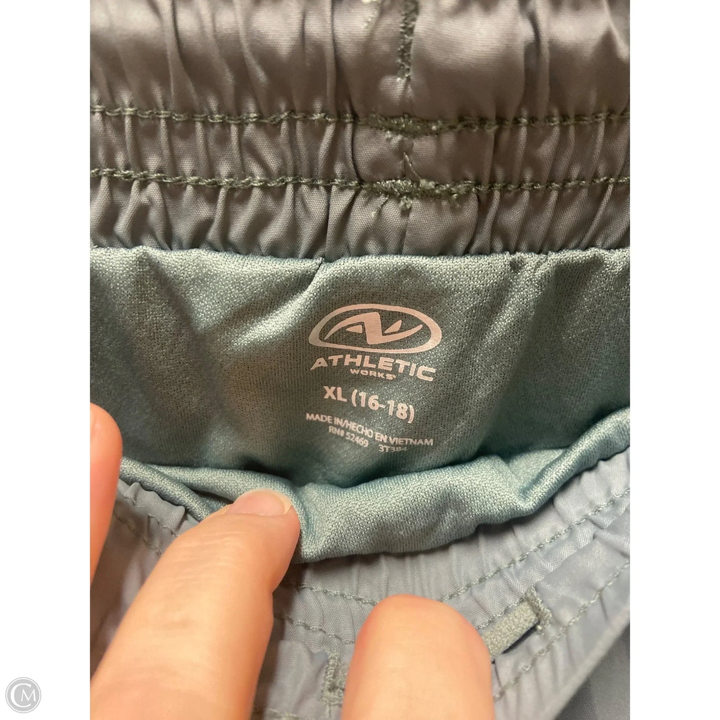 Athletic Shorts By Athletic Works In Green, Size: Xl