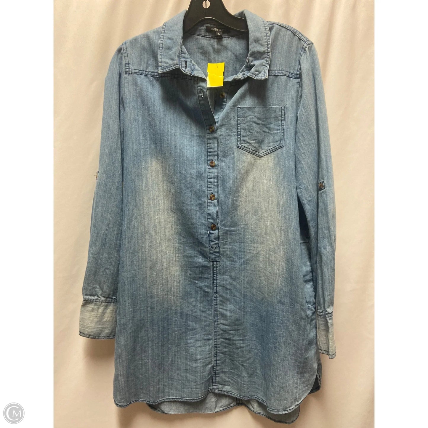 Dress Casual Midi By Papermoon In Blue, Size: L