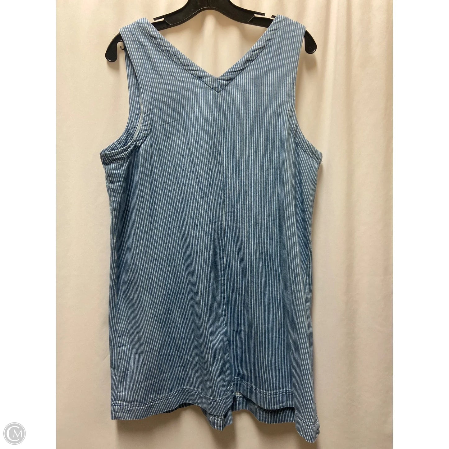 Dress Casual Midi By Old Navy In Blue, Size: L