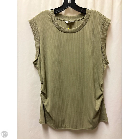 Top Sleeveless By Clothes Mentor In Black, Size: 2x