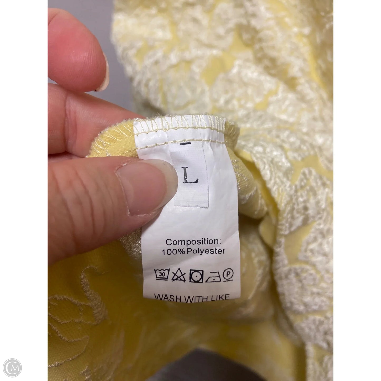 Dress Casual Midi By Clothes Mentor In Yellow, Size: L