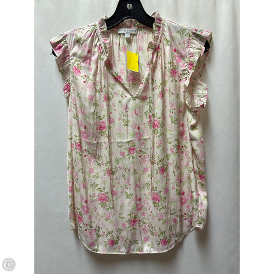 Top Sleeveless By Maison Damelie In Pink, Size: S