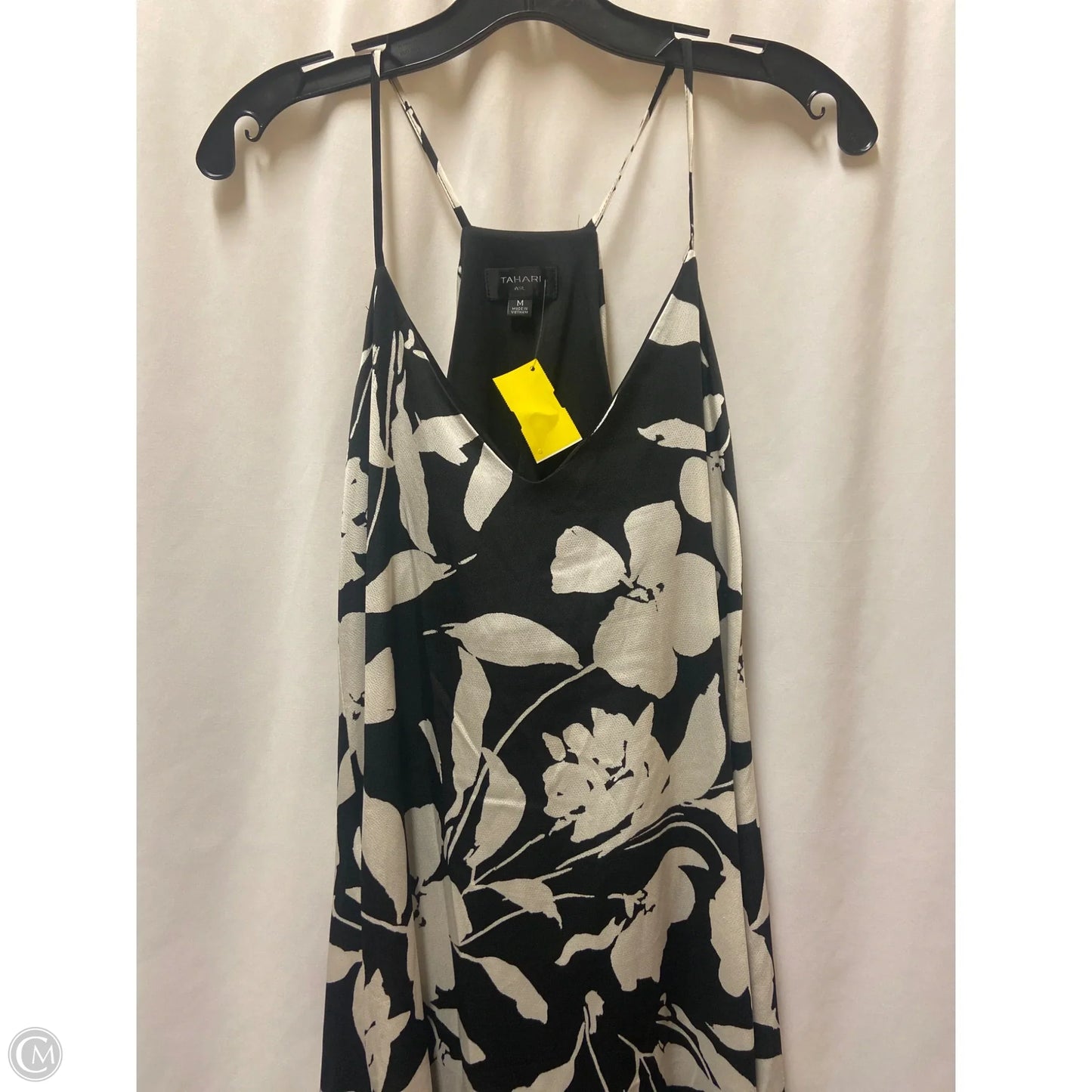 Dress Casual Maxi By Tahari In Black & White, Size: M
