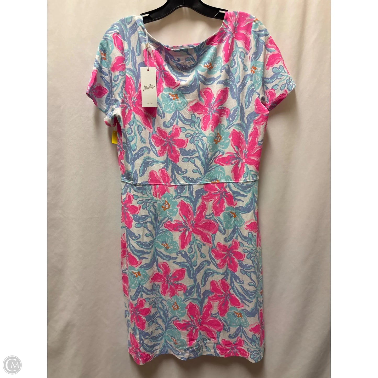 Dress Designer By Lilly Pulitzer In Blue & Pink, Size: L