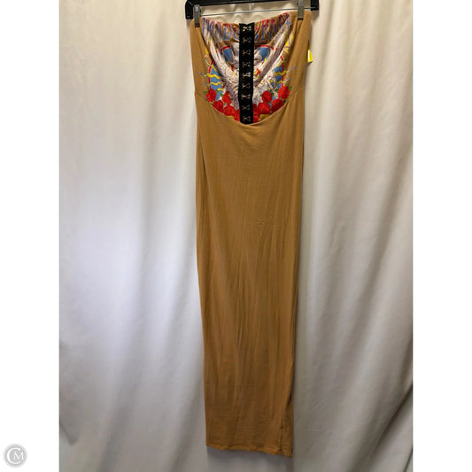 Dress Casual Maxi By Fashion Nova In Brown, Size: S