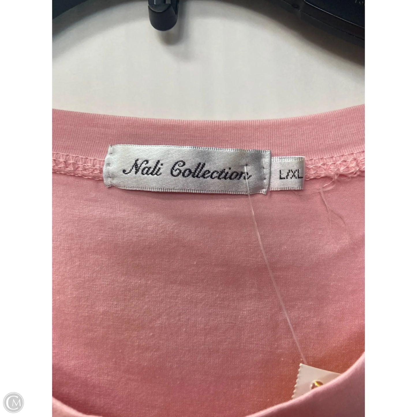 Top Short Sleeve By Clothes Mentor In Pink, Size: L