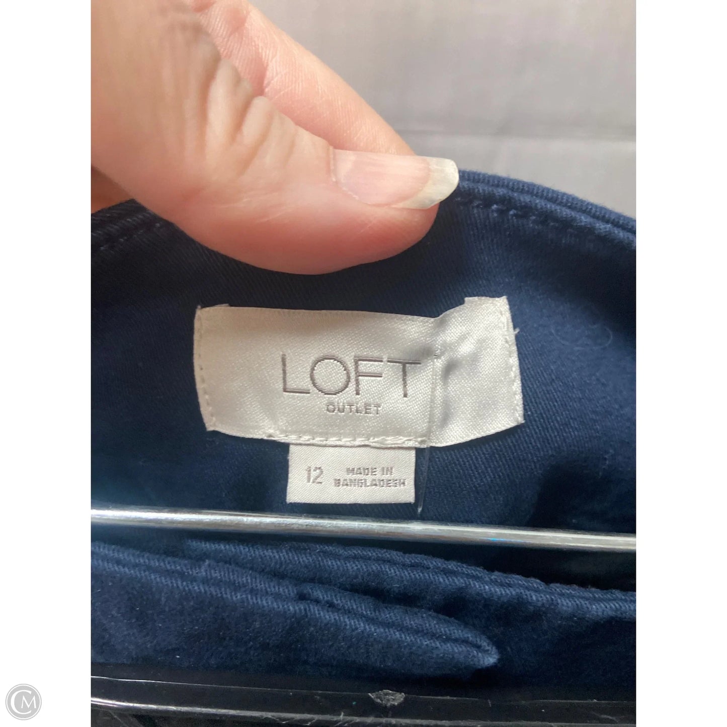 Shorts By Loft In Navy, Size: 12