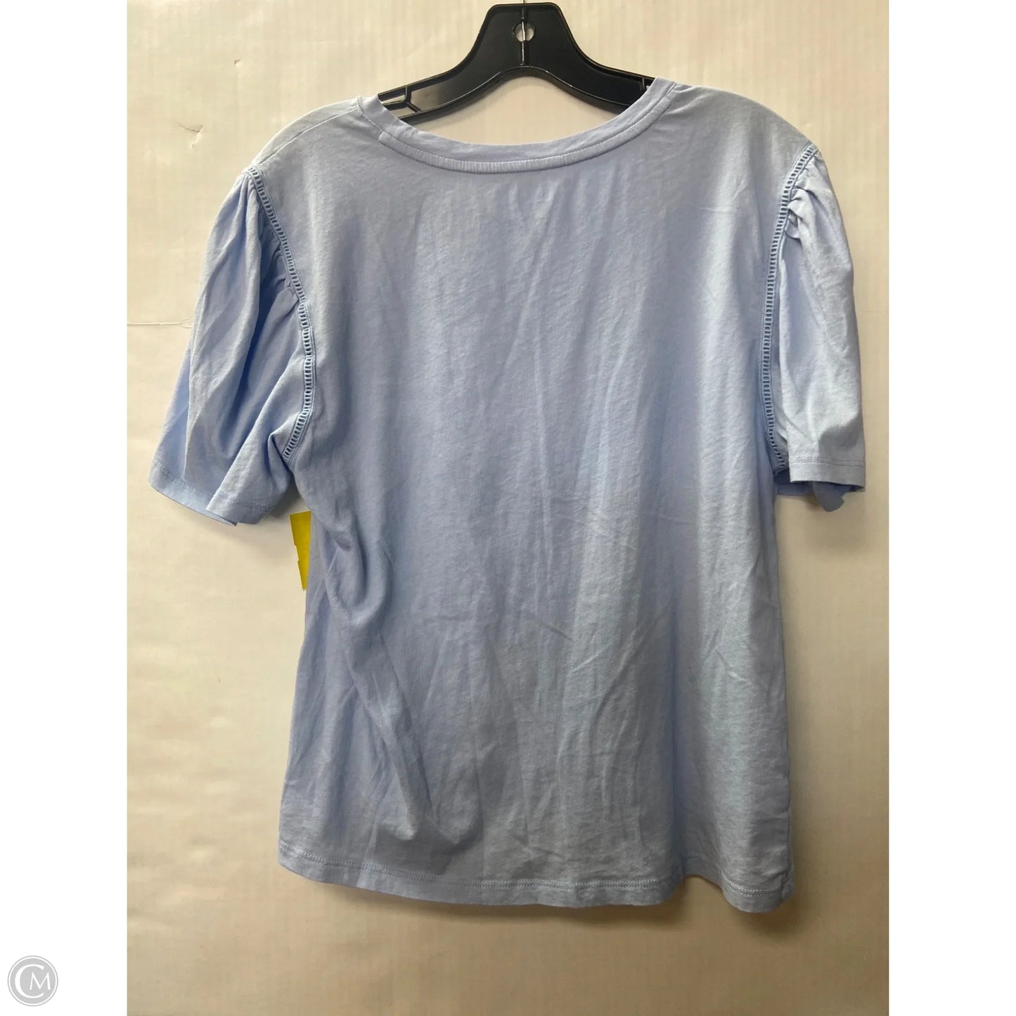 Top Short Sleeve By Loft In Blue, Size: L