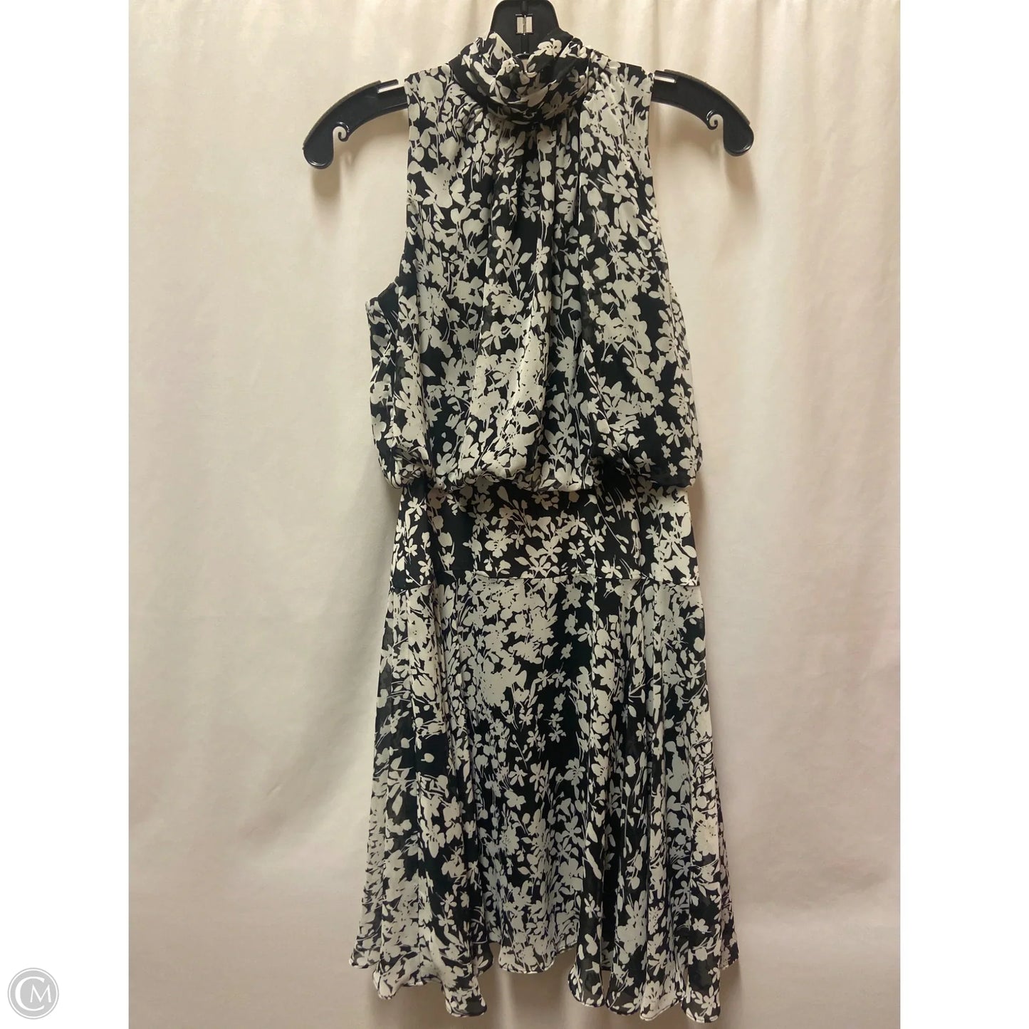 Dress Casual Midi By Just Taylor In Black & White, Size: Xs