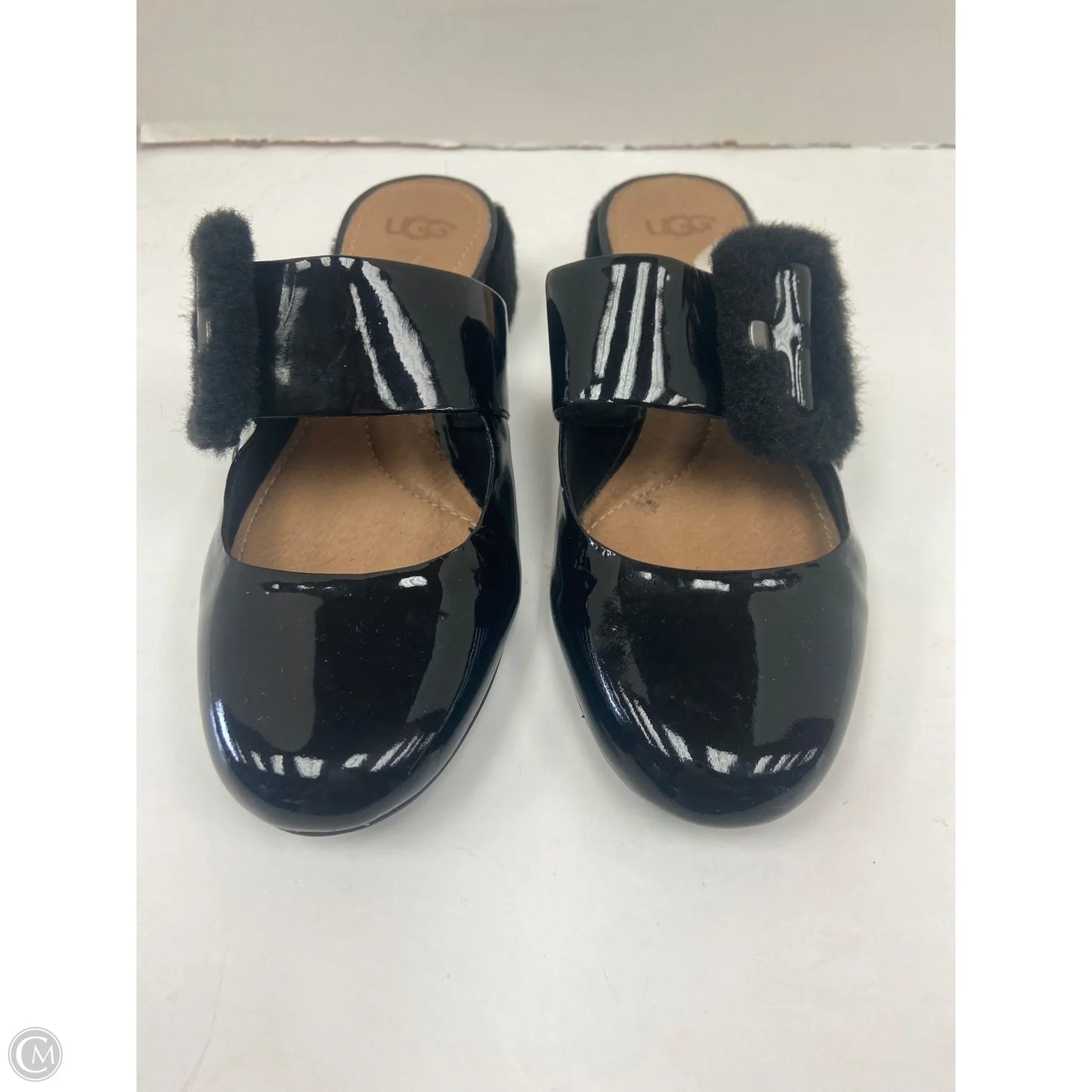 Sandals Designer By Ugg In Black, Size: 7
